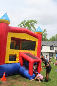 bounce house in the park