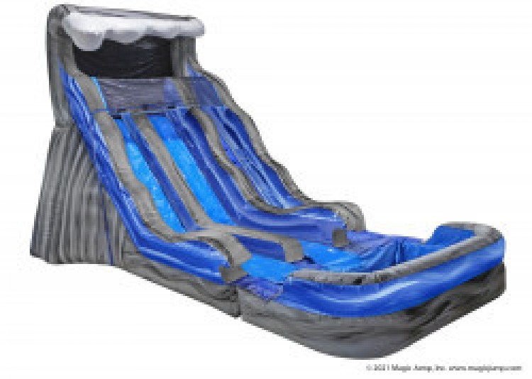 18' Rockin' Wave Dual Lane Water Slide