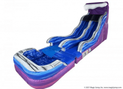 15' Purple Crush Water Slide