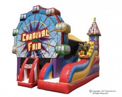 Carnival Fair Bounce and Slide Combo