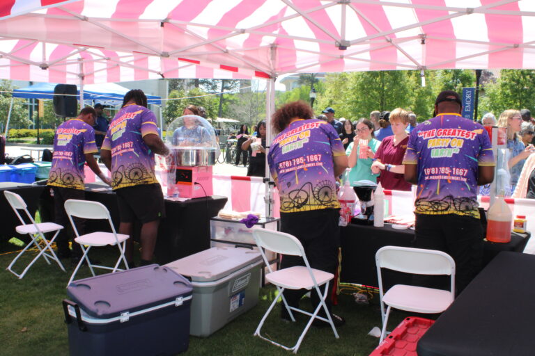 Community events in Atlanta with Marques Amusement Company providing concessions and entertainment at a local community gathering