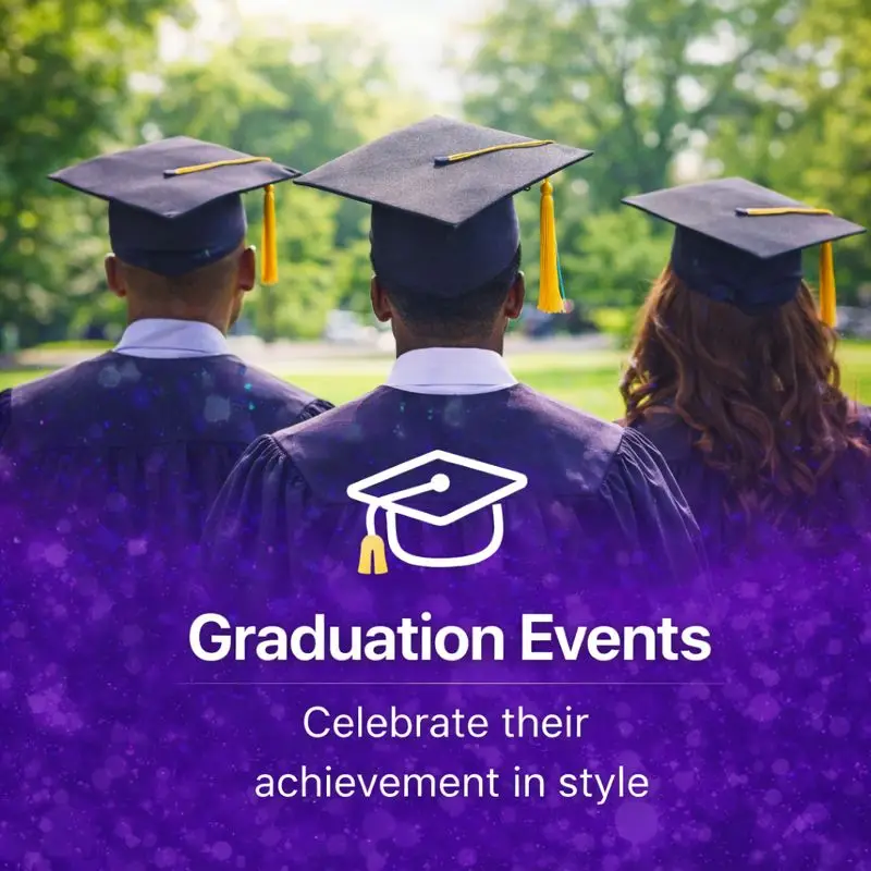 Graduation bounce house and water slide rentals in Atlanta for graduation parties and celebrations