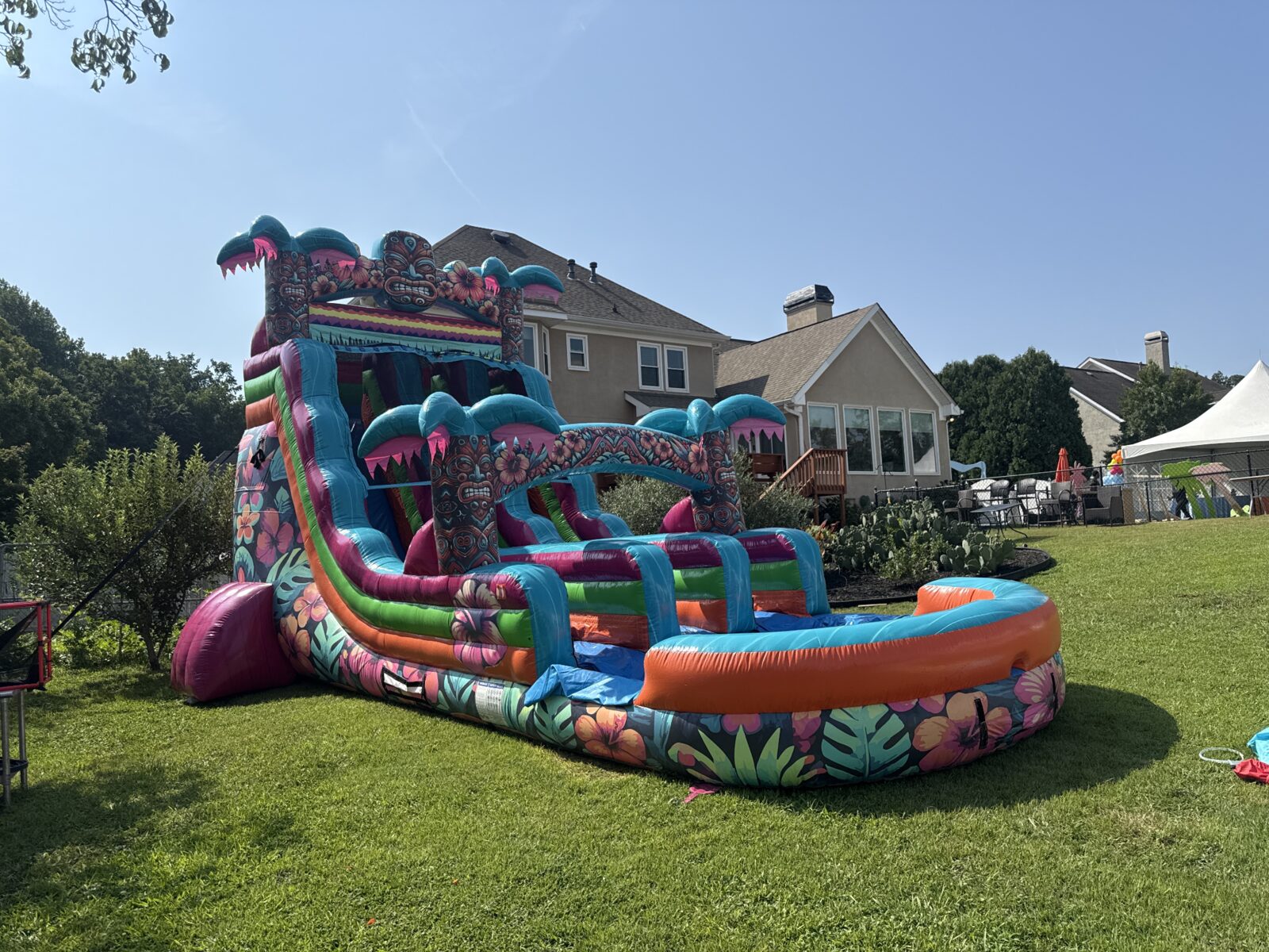 Towering water slide rentals