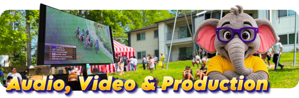 Audio & Video Production — explore options for your event