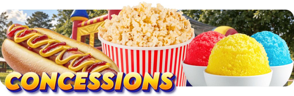 Concession equipment rentals from The Marques Amusement Company