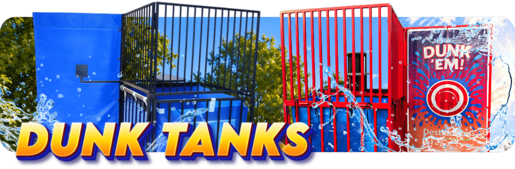 Explore dunk tank rentals from The Marques Amusement Company